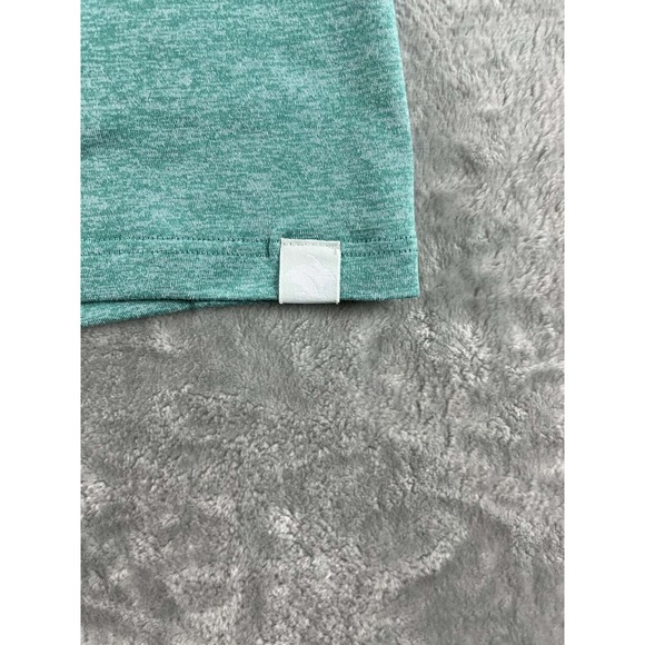 Rabbit Tank Top Mens Large Green Running Singlet Lightweight Stretch  USA Made - Picture 7 of 8